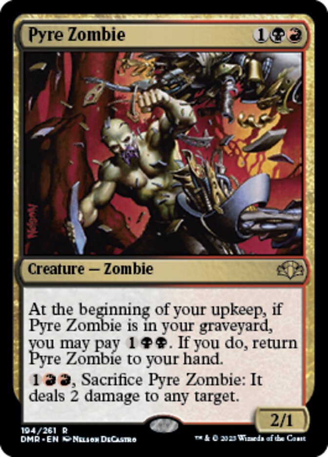 Pyre Zombie - [Foil] Dominaria Remastered (DMR)