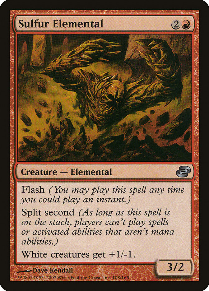 Sulfur Elemental - [Foil] Planar Chaos (PLC)