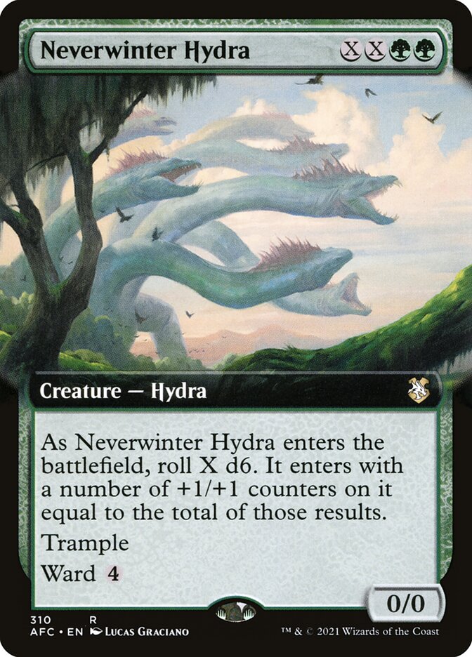 Neverwinter Hydra - [Extended Art] Forgotten Realms Commander (AFC)