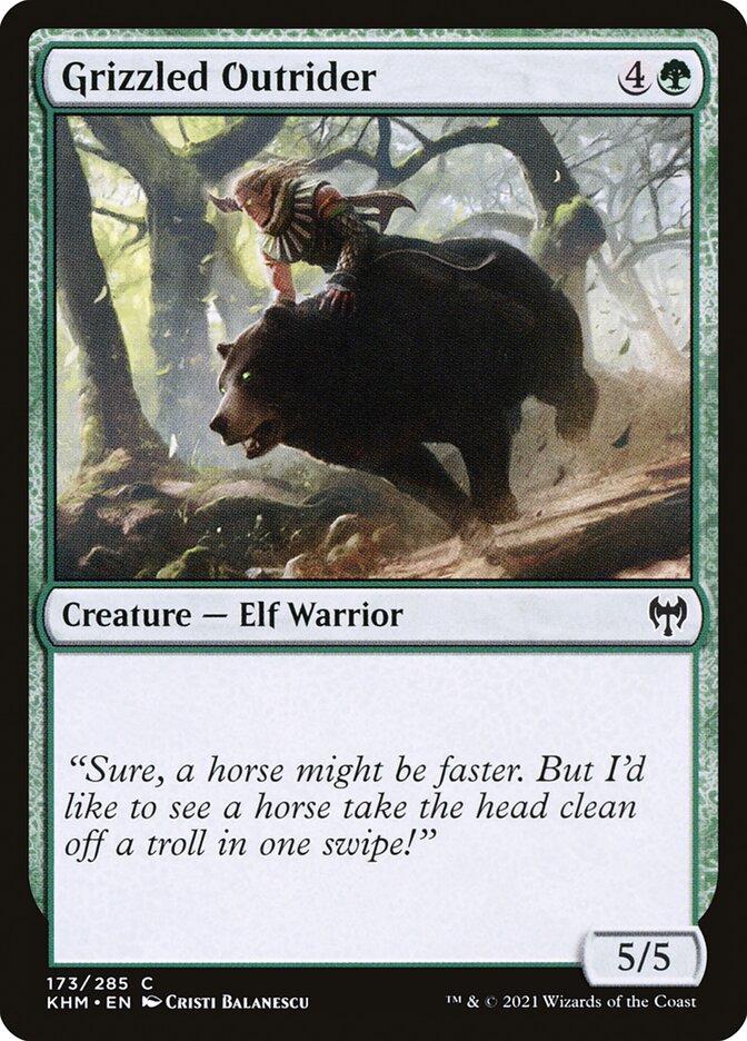 Grizzled Outrider - Kaldheim (KHM)