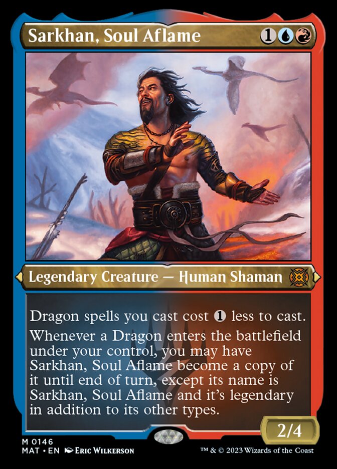 Sarkhan, Soul Aflame - [Etched Foil] March of the Machine: The Aftermath (MAT)