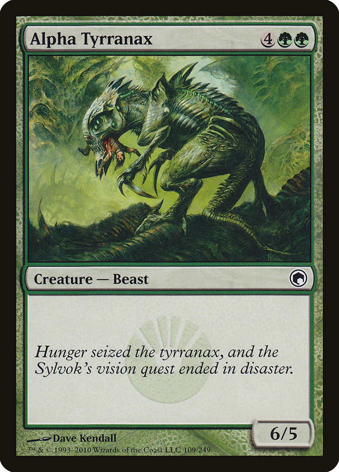 Alpha Tyrranax - [Foil] Scars of Mirrodin (SOM)