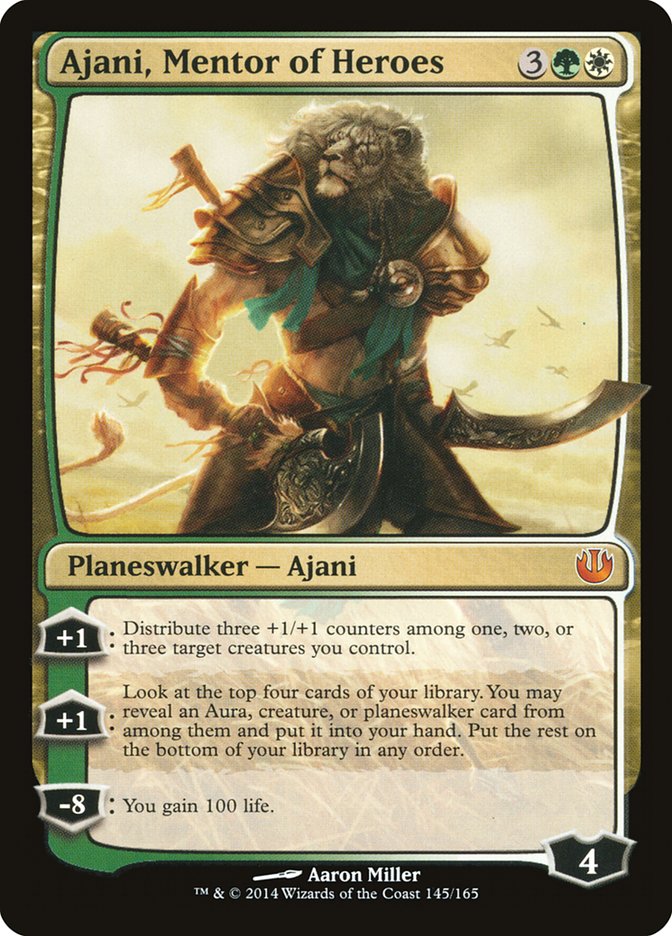 Ajani, Mentor of Heroes - [Foil] Journey into Nyx (JOU)