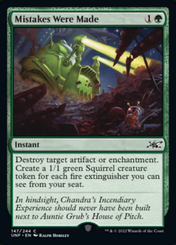 Mistakes Were Made - [Foil] Unfinity (UNF)