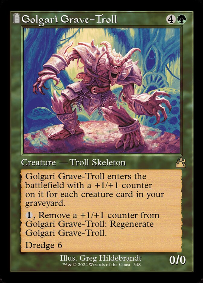 Golgari Grave-Troll - [Foil, Retro Frame] Ravnica Remastered (RVR)