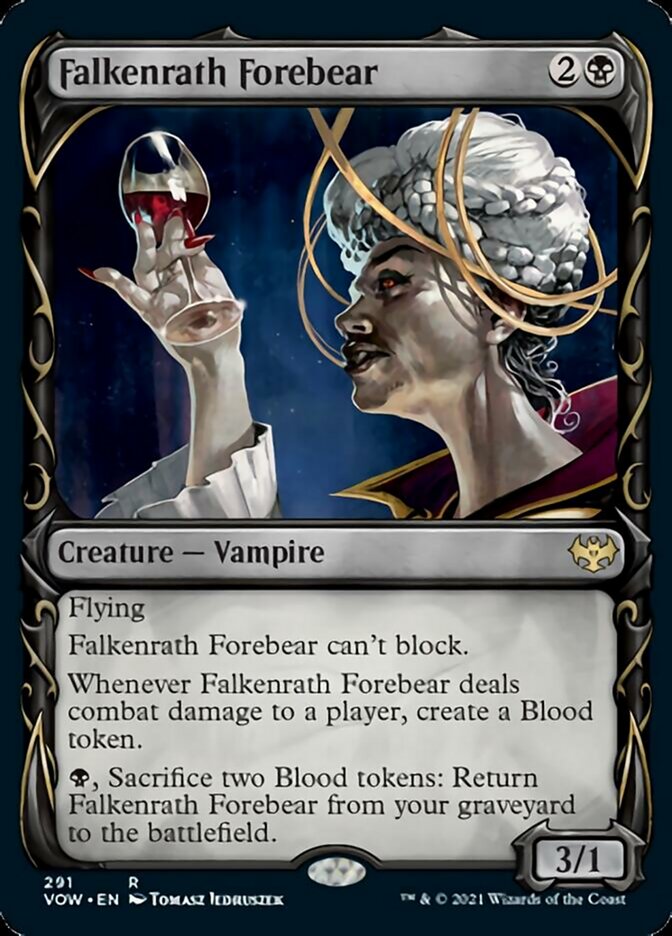 Falkenrath Forebear - [Foil, Showcase] Innistrad: Crimson Vow (VOW)