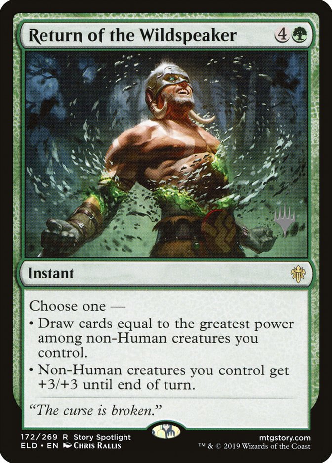 Return of the Wildspeaker - [Foil, Promo] Throne of Eldraine Promos (PELD)