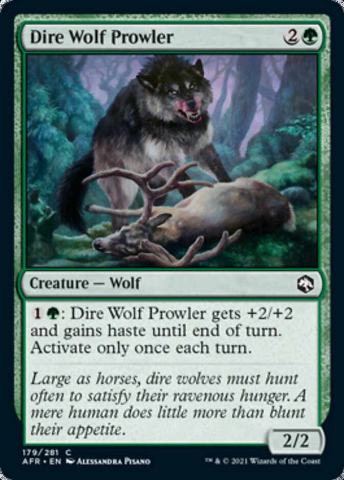Dire Wolf Prowler - Adventures in the Forgotten Realms (AFR)