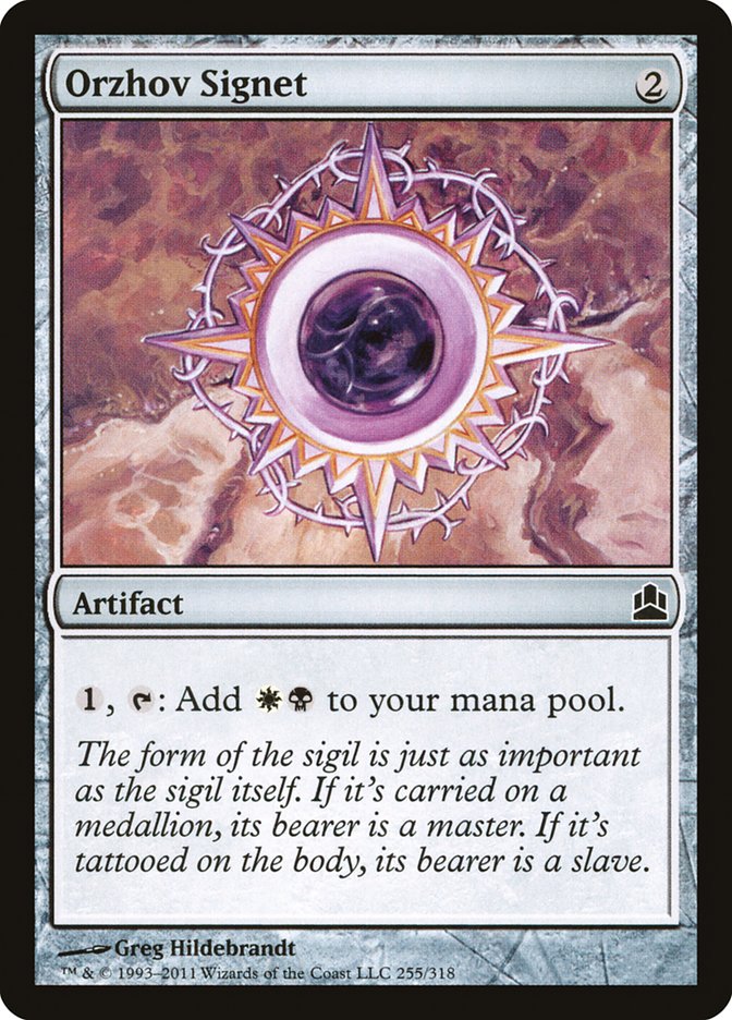 Orzhov Signet - Commander 2011 (CMD)