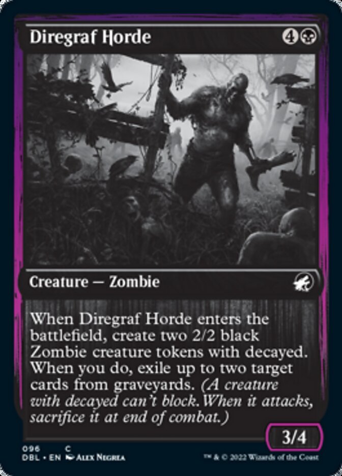 Diregraf Horde - [Foil] Innistrad: Double Feature (DBL)