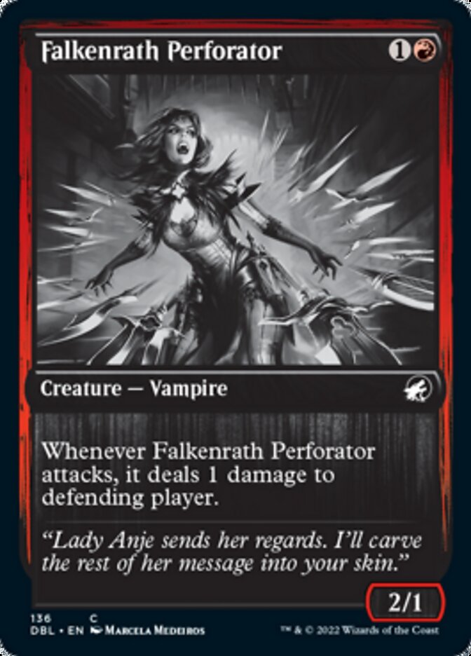 Falkenrath Perforator - [Foil] Innistrad: Double Feature (DBL)