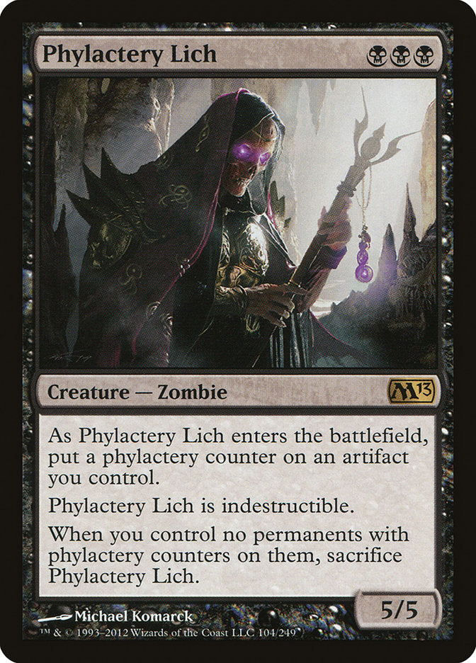 Phylactery Lich - [Foil] Magic 2013 (M13)