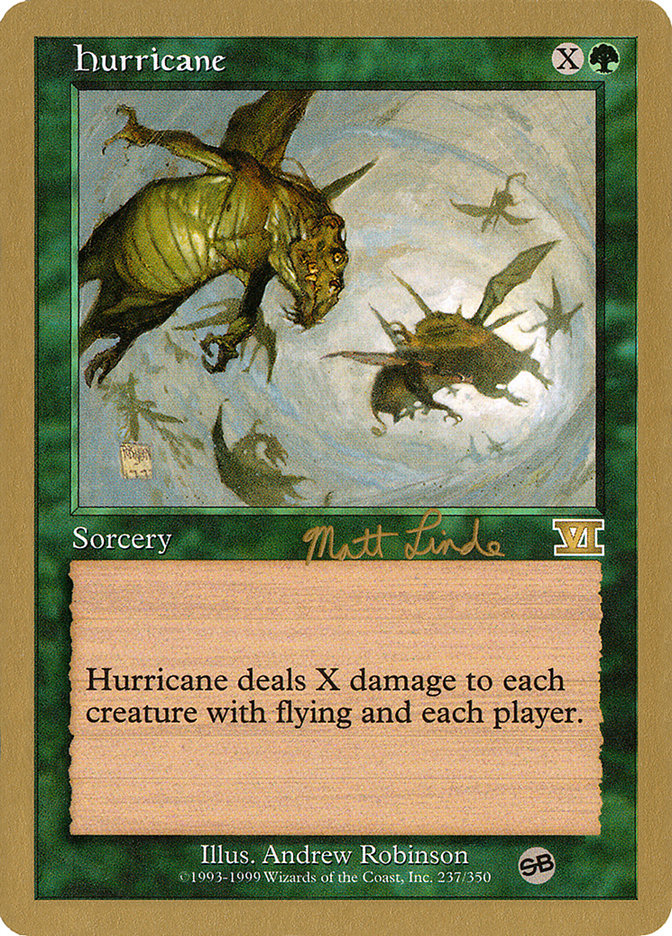 Hurricane - [Retro Frame] World Championship Decks 1999 (WC99)
