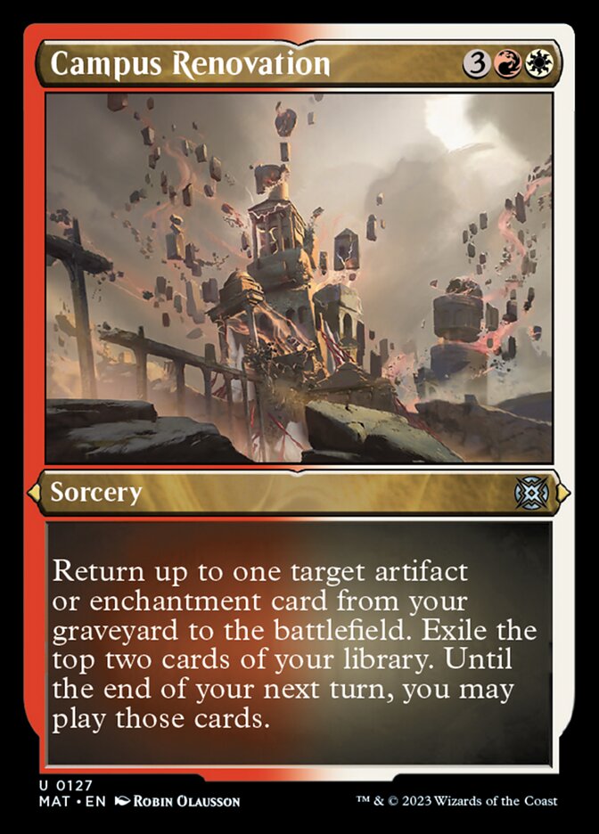 Campus Renovation - [Etched Foil] March of the Machine: The Aftermath (MAT)