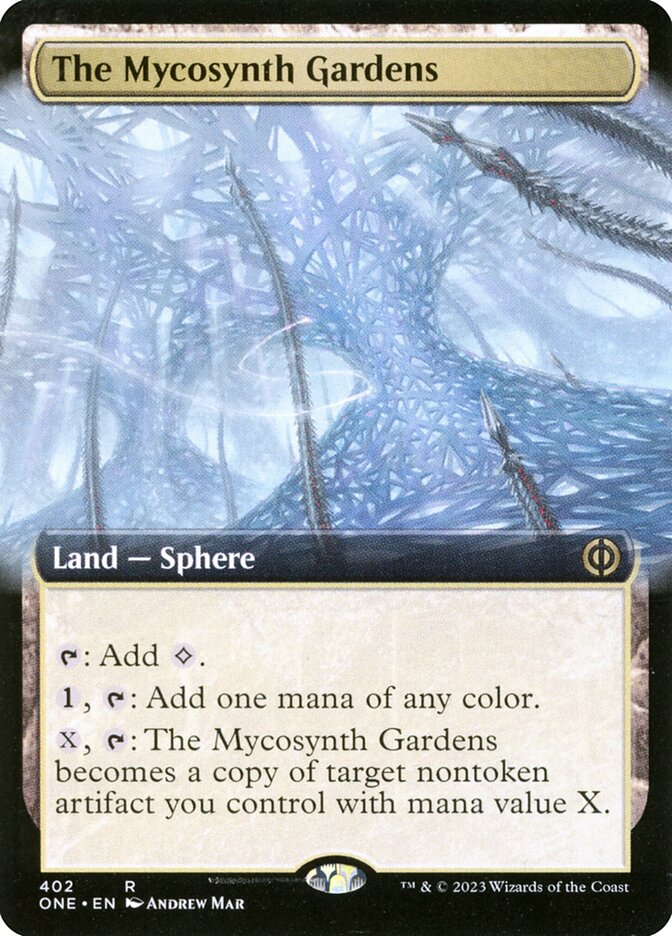 The Mycosynth Gardens - [Foil, Extended Art] Phyrexia: All Will Be One (ONE)