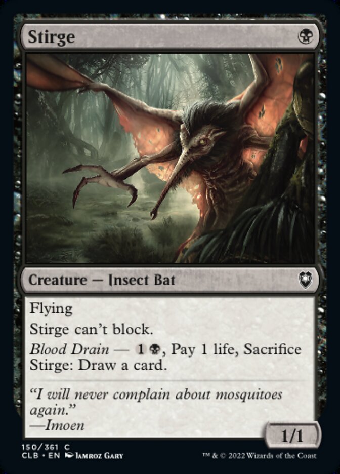 Stirge - [Foil] Commander Legends: Battle for Baldur's Gate (CLB)