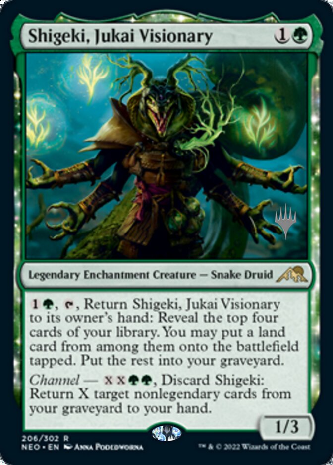 Shigeki, Jukai Visionary - [Promo] Kamigawa: Neon Dynasty Promos (PNEO)
