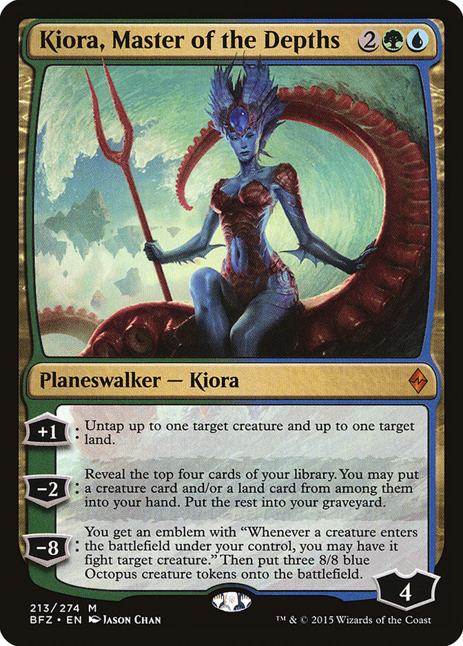 Kiora, Master of the Depths - [Foil] Battle for Zendikar (BFZ)