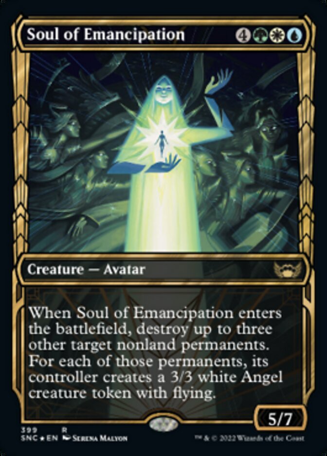 Soul of Emancipation - [Gilded Foil, Showcase] Streets of New Capenna (SNC)