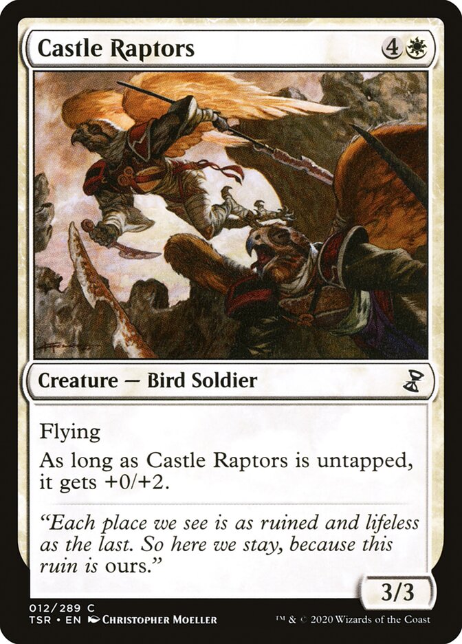 Castle Raptors - [Foil] Time Spiral Remastered (TSR)