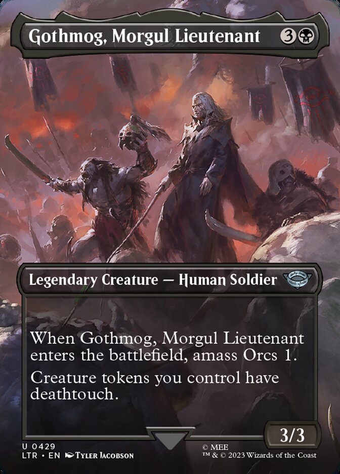 Gothmog, Morgul Lieutenant - [Borderless] The Lord of the Rings: Tales of Middle-earth (LTR)