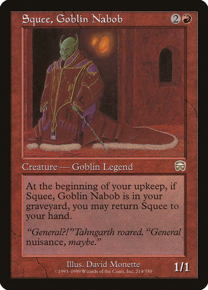 Squee, Goblin Nabob - [Foil] Mercadian Masques (MMQ)