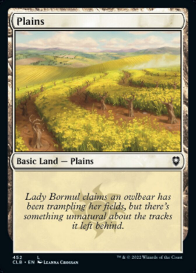 Plains (452) - [Foil] Commander Legends: Battle for Baldur's Gate (CLB)