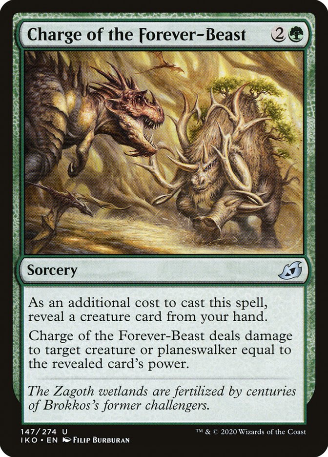 Charge of the Forever-Beast - [Foil] Ikoria: Lair of Behemoths (IKO)