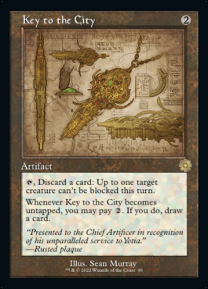 Key to the City - [Foil, Schematic] The Brothers' War Retro Artifacts (BRR)