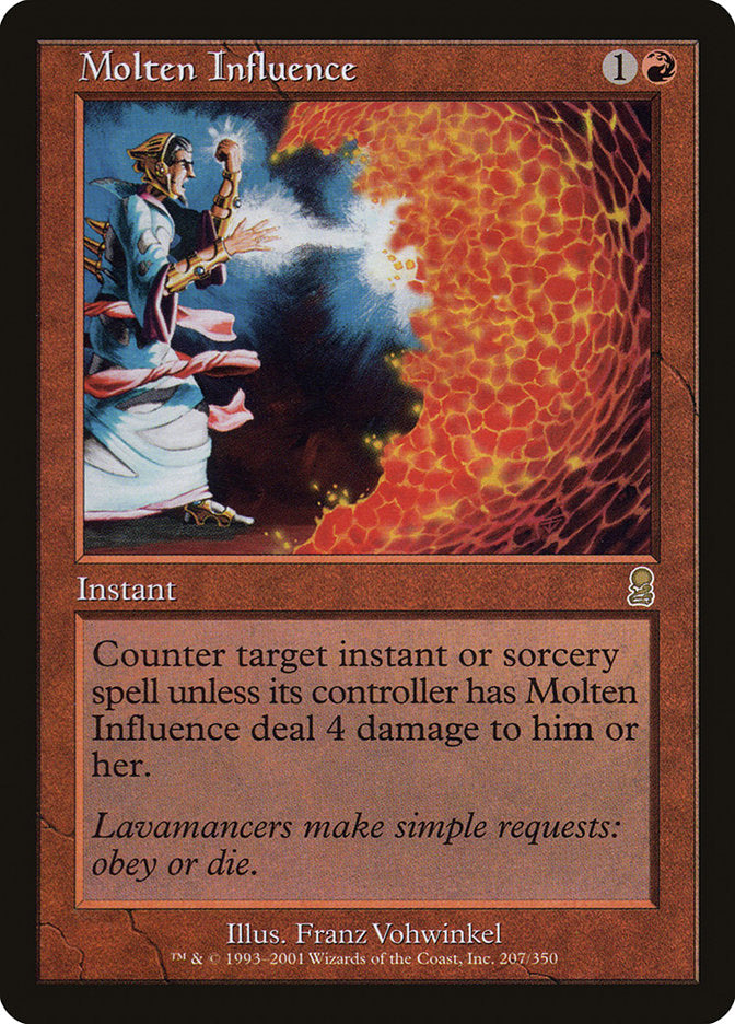 Molten Influence - [Foil, Retro Frame] Odyssey (ODY)