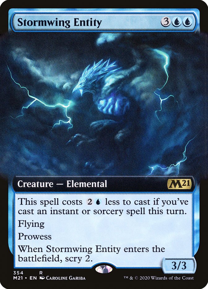 Stormwing Entity - [Foil, Extended Art] Core Set 2021 (M21)