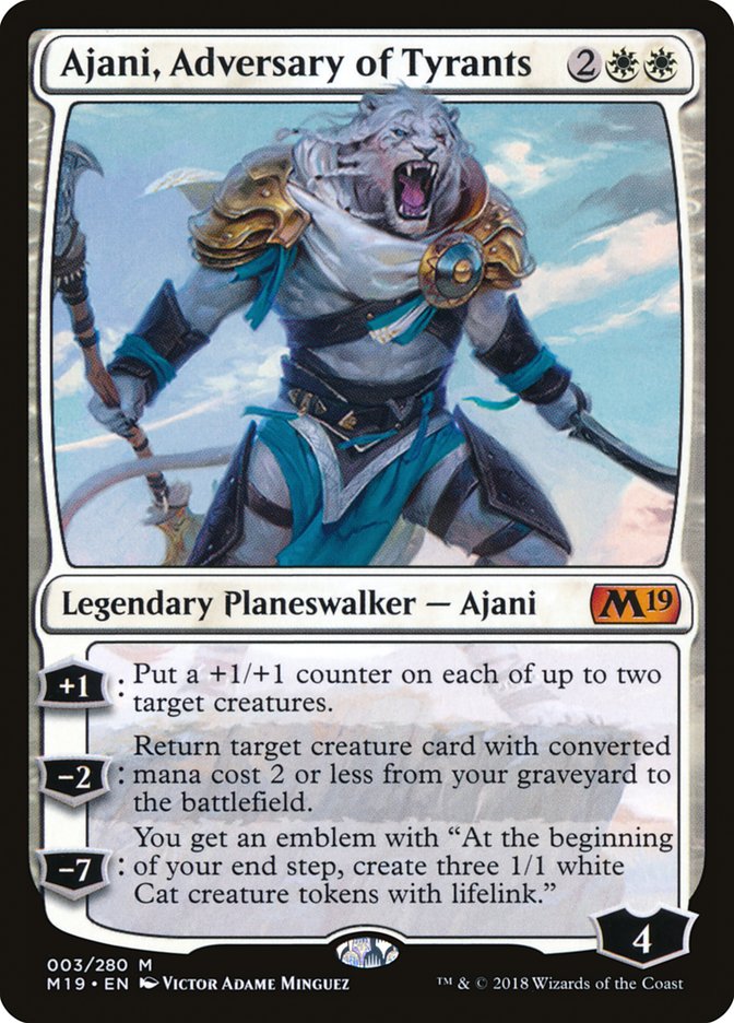 Ajani, Adversary of Tyrants - [Foil] Core Set 2019 (M19)