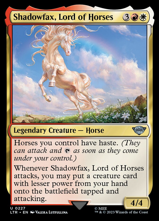 Shadowfax, Lord of Horses - [Foil] The Lord of the Rings: Tales of Middle-earth (LTR)