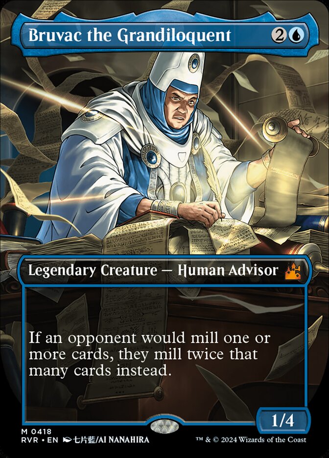 Bruvac the Grandiloquent - [Borderless] Ravnica Remastered (RVR)