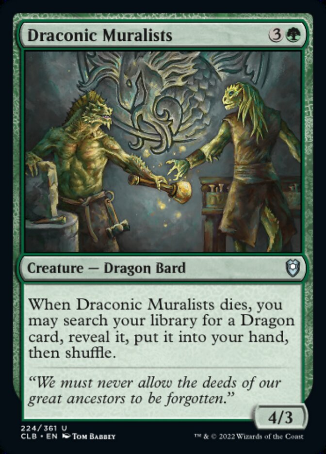 Draconic Muralists - Commander Legends: Battle for Baldur's Gate (CLB)