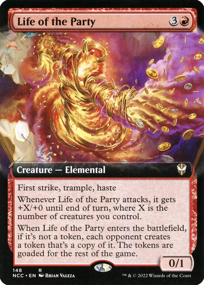 Life of the Party - [Foil, Extended Art] New Capenna Commander (NCC)