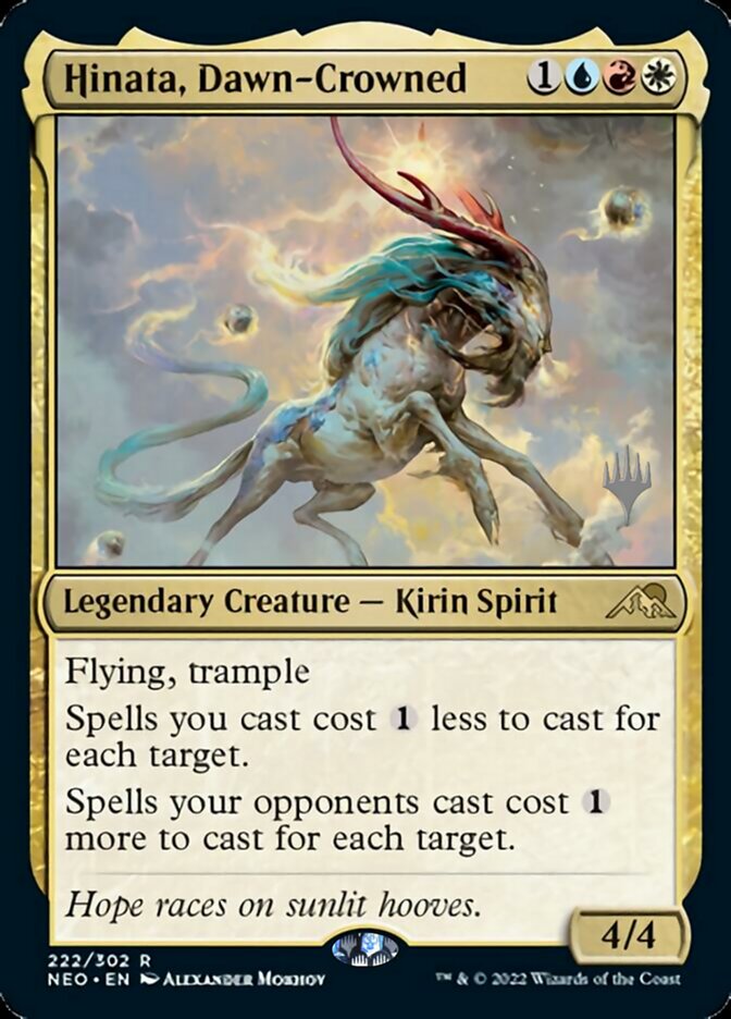 Hinata, Dawn-Crowned - [Promo] Kamigawa: Neon Dynasty Promos (PNEO)