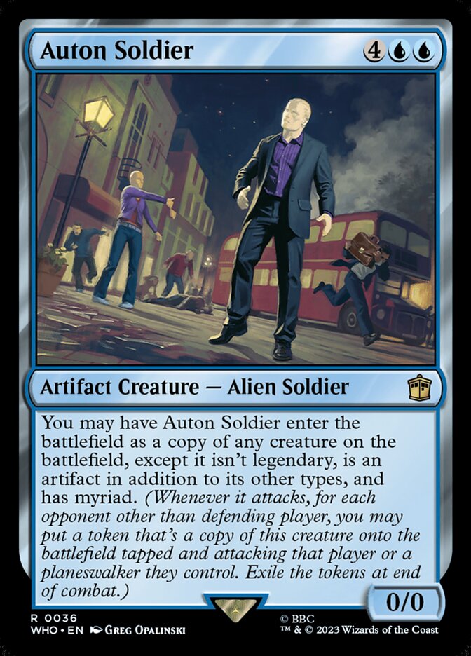 Auton Soldier - [Foil] Doctor Who (WHO)