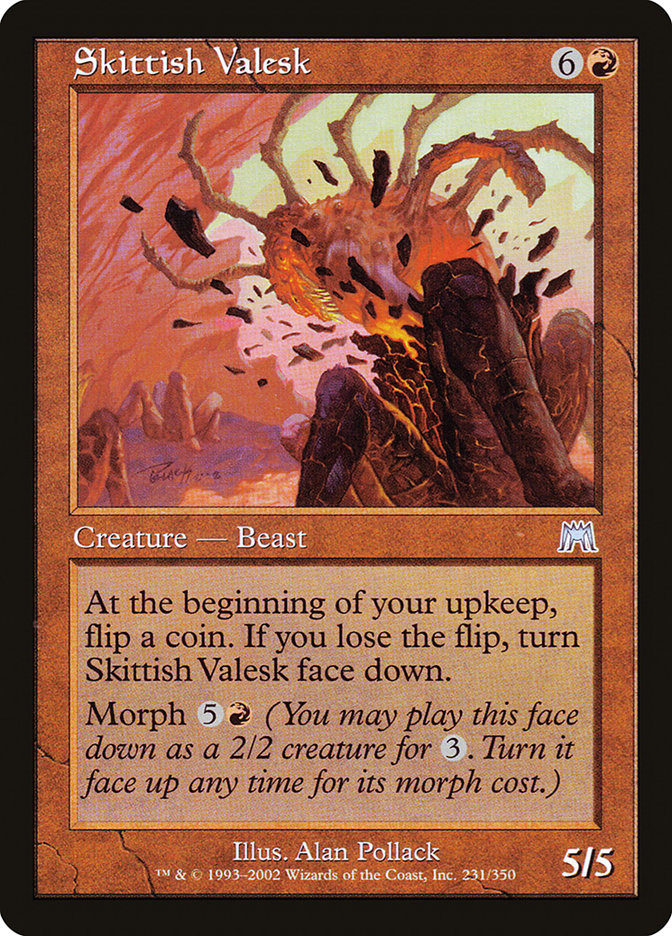 Skittish Valesk - [Foil, Retro Frame] Onslaught (ONS)