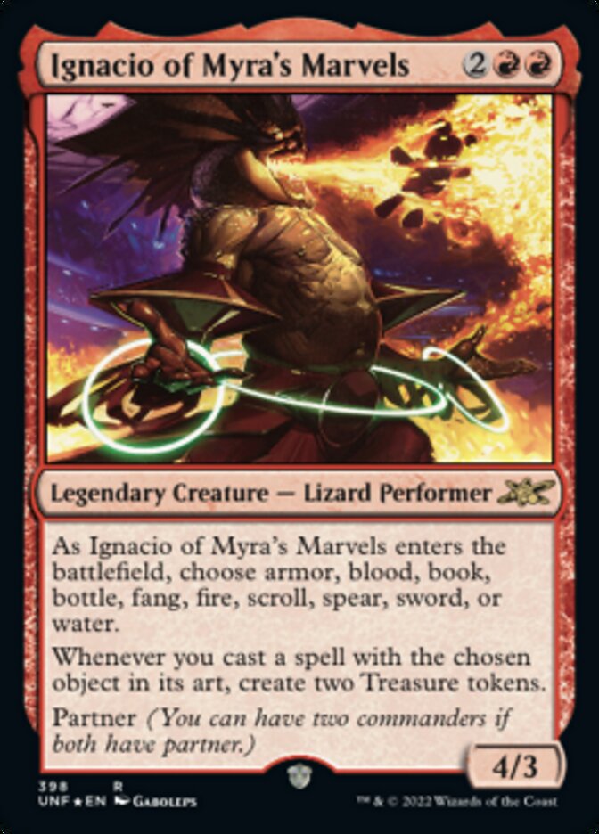 Ignacio of Myra's Marvels - [Galaxy Foil] Unfinity (UNF)