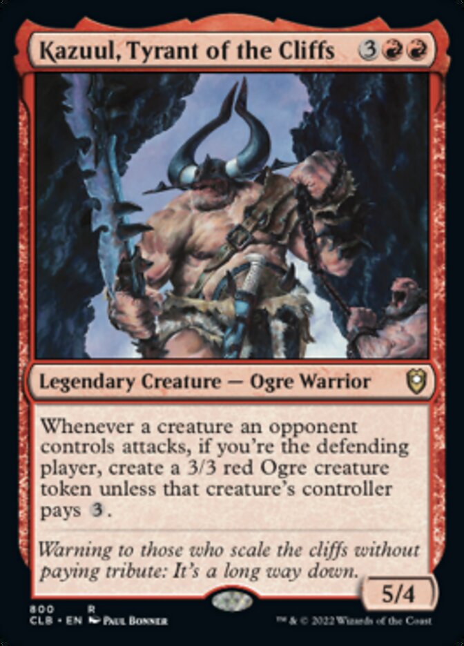 Kazuul, Tyrant of the Cliffs - Commander Legends: Battle for Baldur's Gate (CLB)