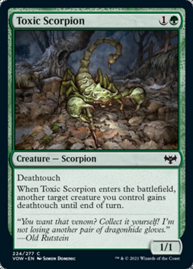 Toxic Scorpion - [Foil] Innistrad: Crimson Vow (VOW)