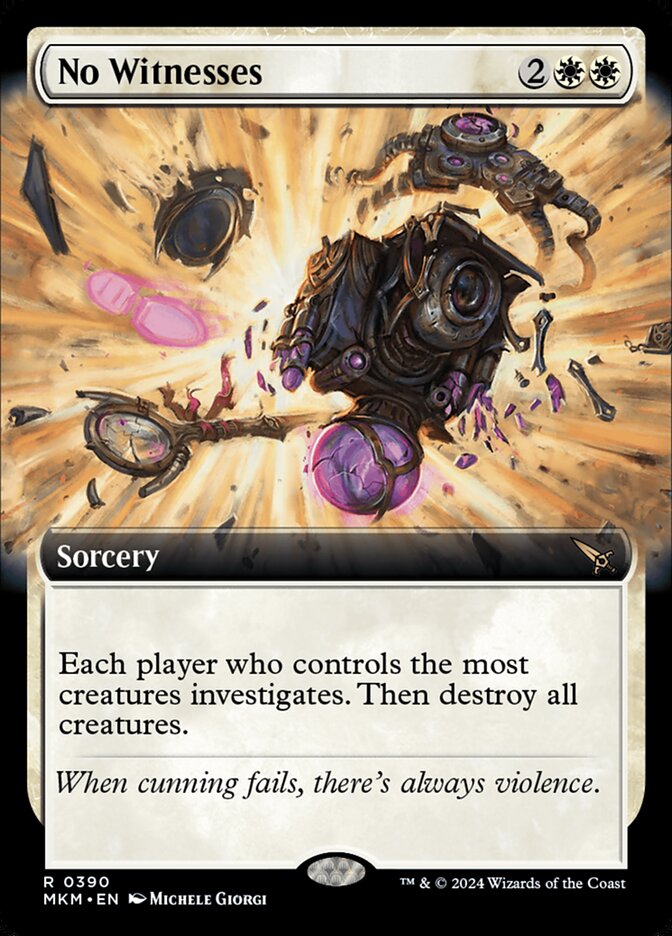 No Witnesses - [Foil, Extended Art] Murders at Karlov Manor (MKM)