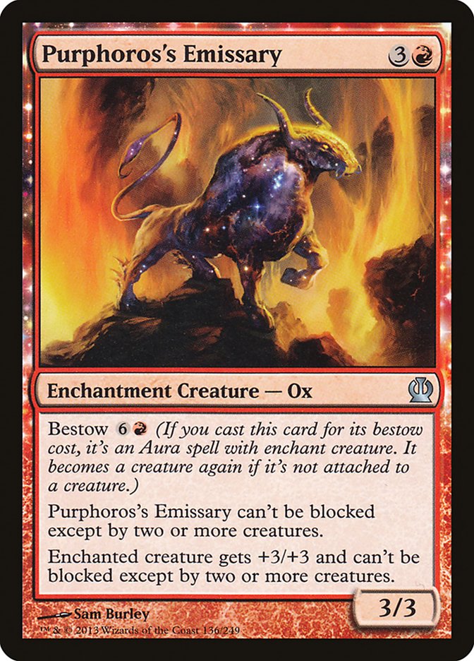 Purphoros's Emissary - [Foil] Theros (THS)