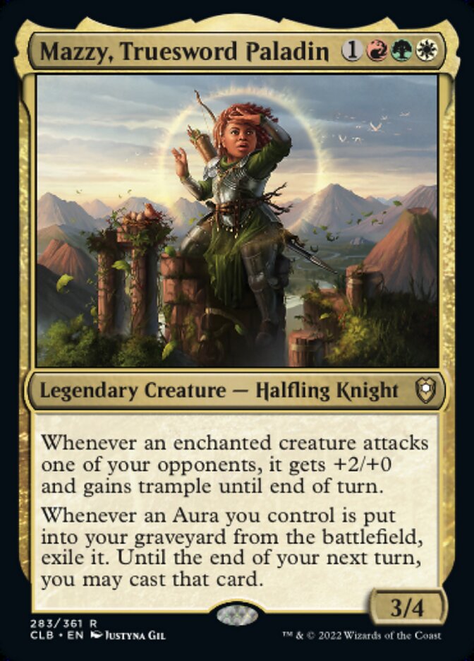 Mazzy, Truesword Paladin - [Foil] Commander Legends: Battle for Baldur's Gate (CLB)