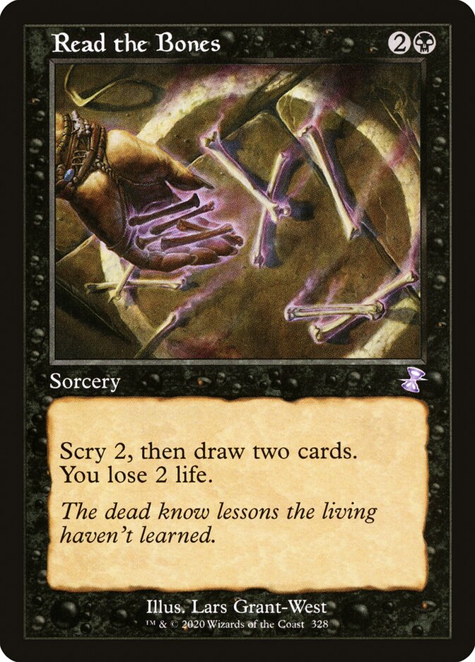 Read the Bones - [Foil, Retro Frame] Time Spiral Remastered (TSR)