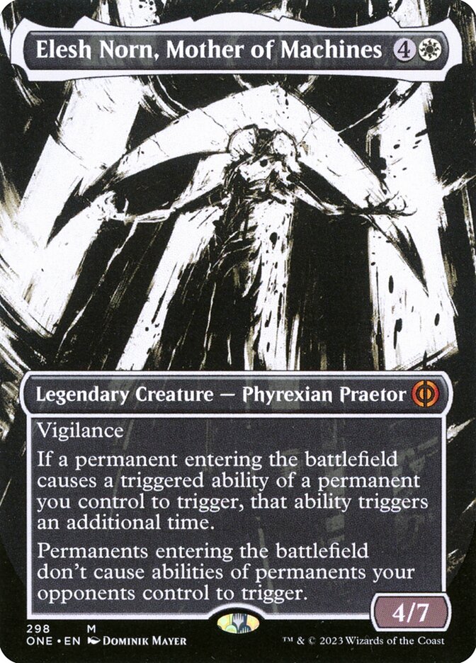 Elesh Norn, Mother of Machines - [Showcase] Phyrexia: All Will Be One (ONE)
