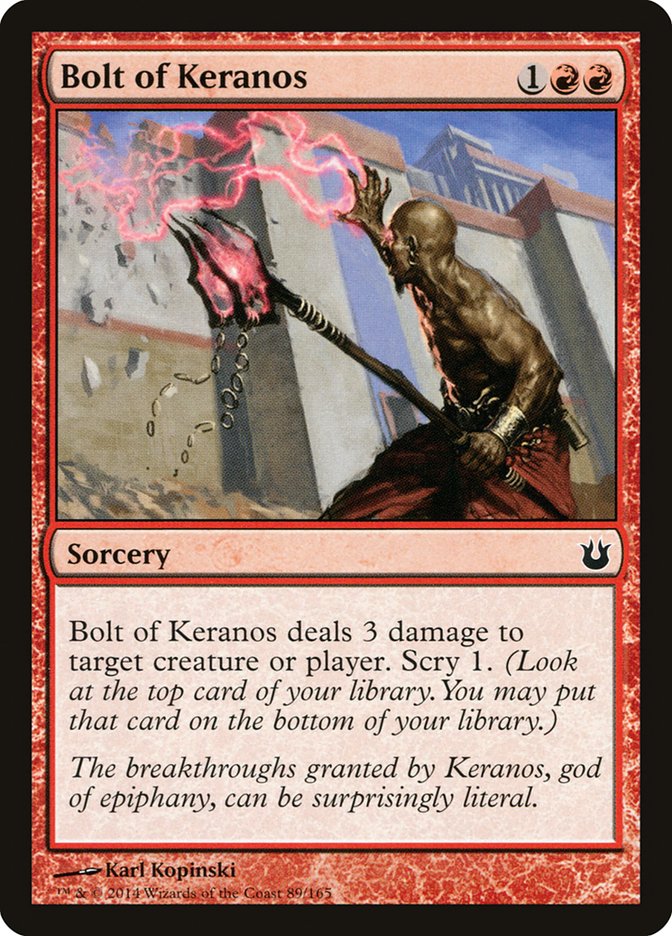 Bolt of Keranos - [Foil] Born of the Gods (BNG)