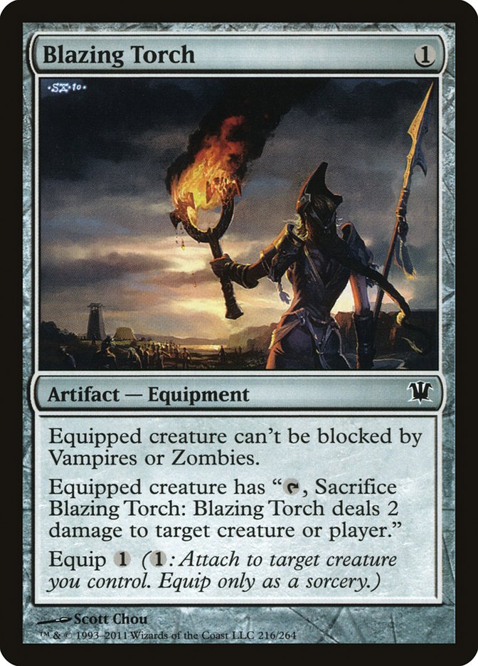 Blazing Torch - [Foil] Innistrad (ISD)