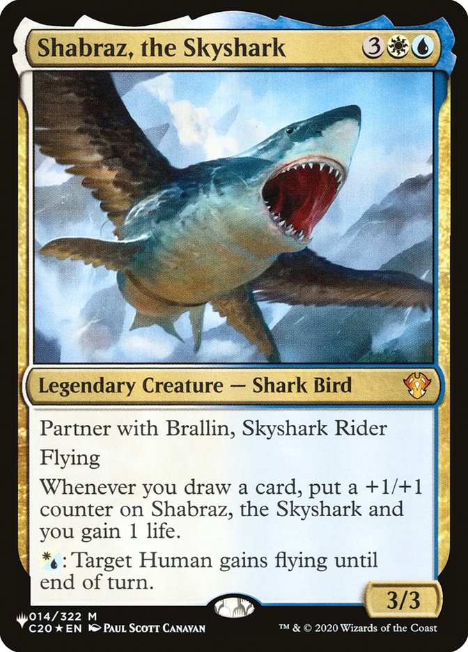 Shabraz, the Skyshark - [Foil] The List (PLIST)